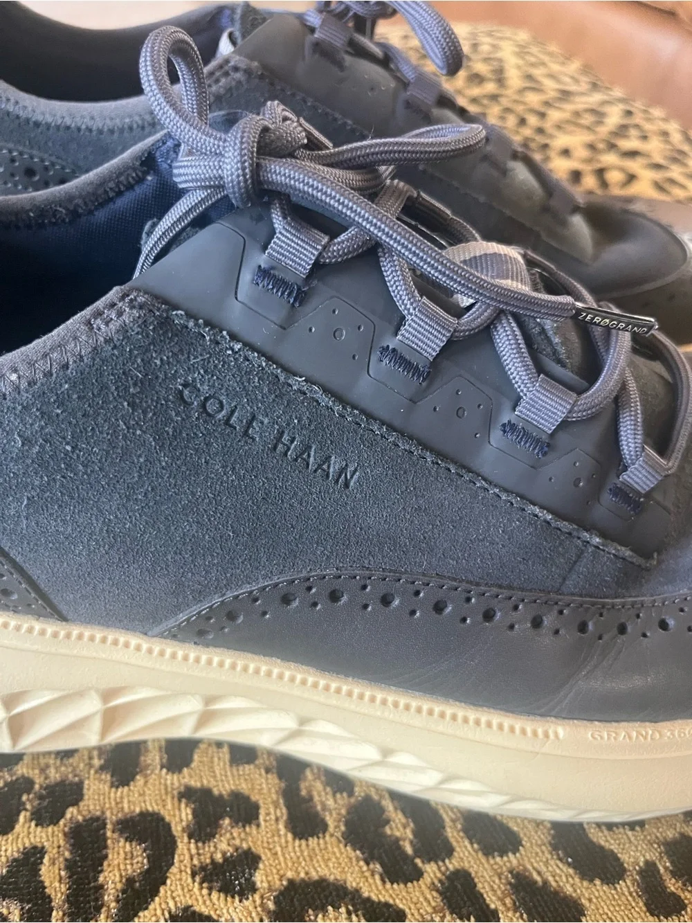 Cole Haan Zerogrand WFA 2.0 Wingtip Oxford Shoes Mens 13 M Blue Sneakers